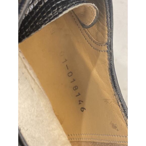 Mezlan “ Genuine Lizard “ Ferrari Black Size 9.5M ( With Dust Bags & Box ) - Picture 9 of 12